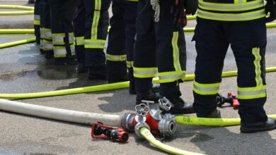 Innenministerin verleiht Brandschutz- und Katastrophenschutz-Ehrenzeichen“.