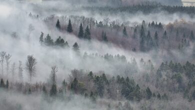 Bilder zeigen Chaos nach Überschwemmungen und Wintereinbruch in Europa