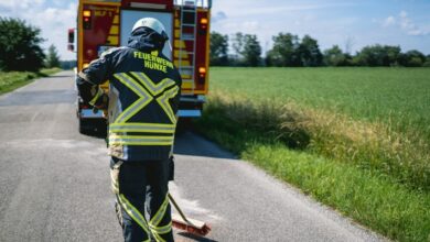 FW Hünxe: Zwei Verletzte nach Verkehrsunfall