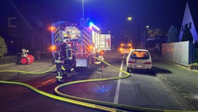 FW-WAF: Gartenlaube in Vollbrand