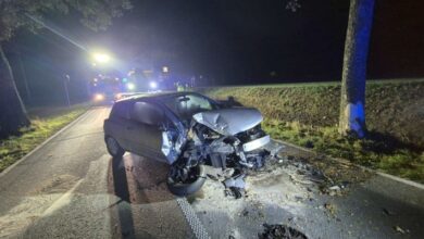 FW Sonsbeck: Auslaufende Betriebsmittel nach Verkehrsunfall