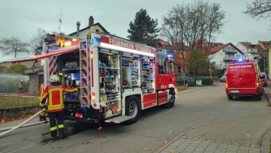 FW Stockach: Rauchentwicklung aus Gebäude