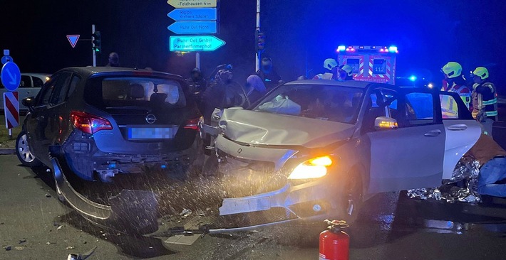 POL-GE: Unfall mit mehreren Verletzten in Scholven