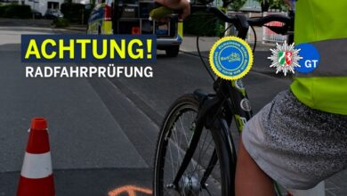 POL-GT: Fahrradprüfung an der Grundschule Neißeweg